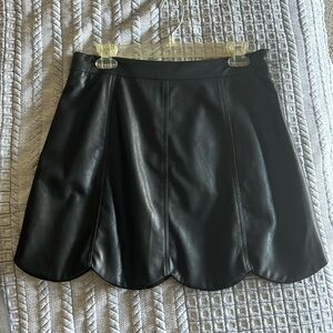 Brand new with tags faux leather skirt